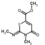 CAS#: 16238-35-0， Methyl (2Z)-3-Methyl-2-(Methylimino)-4-Oxo-3,4-Dihydro-2H-1,3-Thiazine-6-Carboxylate