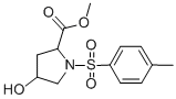 structure of CAS# 16257-57-1, (4R)-4-Hydroxy-1-[(4-Methylphenyl)Sulfonyl]-L-Proline Methyl Ester;Methyl (2R,4R)-4-Hydroxy-1-(4-Methylphenyl)Sulfonyl-Pyrrolidine-2-Carboxylate;(2R,4R)-4-Hydroxy-1-(4-Methylphenyl)Sulfonyl-2-Pyrrolidinecarboxylic Acid Methyl Ester;(2R,4R)-4-Hydroxy-1-(4-Methylphenyl)Sulfonyl-Pyrrolidine-2-Carboxylic Acid Methyl Ester