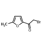 structure of CAS# 1634-53-3, 2-Bromo-1-(5-Methyl-2-Furyl)Ethanone;2-Bromo-1-(5-methylfuran-2-yl)ethanone;2-Bromo-1-(5-methyl-furan-2-yl)-ethanone
