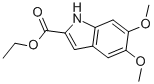 structure of CAS# 16382-18-6, Ethyl 5,6-Dimethoxyindole-2-Carboxylate;5,6-Dimethoxy-1H-Indole-2-Carboxylic Acid Ethyl Ester;Zinc00156194