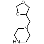 CAS#: 164331-63-9， 1-(1,3-Dioxolan-4-Ylmethyl)Piperazine