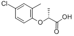 结构式 CAS# 16484-77-8, (2R)-2-(4-氯-2-甲基苯氧基)-丙酸