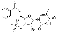 CAS#: 165047-01-8， 2'-Bromo-2'-Deoxy-5-Methyl-Uridine 5'-Benzoate 3'-Methanesulfonate
