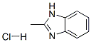 structure of CAS# 1653-75-4, 2-Methylbenzimidazole Monohydrochloride;1H-Benzimidazole, 2-Methyl-, Monohydrochloride;2-Methylbenzimidazole Monohydrochloride