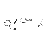CAS#: 16599-85-2， 1-Ethyl-2-[(4-Hydroxyphenyl)Diazenyl]Pyridinium Tetrafluoroborate