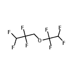 structure of CAS# 16617-00-8, 1,1,2,2-Tetrafluoro-3-(1,1,2,2-Tetrafluoroethoxy)Propane;1,1,2,2,5,5,6,6-Octafluoro-3-oxahexane;1,1,2,2,5<wbr>,5,6,6-Oc<wbr>tafluoro-<wbr>3-oxahexa<wbr>ne, 1,1,2<wbr>,2-Tetraf<wbr>luoro-3-(<wbr>1,1,2,2-t<wbr>etrafluor<wbr>oethoxy)p<wbr>ropane;1,1,2,2-Tetrafluoroethyl 2,2,3,3-tetrafluoropropylether