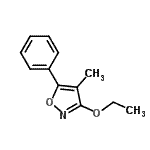 CAS#: 166180-83-2， 3-Ethoxy-4-Methyl-5-Phenyl-1,2-Oxazole