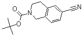 structure of CAS# 166398-33-0, 6-Cyano-3,4-Dihydro-2(1H)-Isoquinolinecarboxylic Acid 1,1-Dimethylethyl Ester;Tert-Butyl 6-Cyano-1,2,3,4-Tetrahydroisoquinoline-2-Carboxylate;Tert-Butyl 6-Cyano-3,4-Dihydroisoquinoline-2(1H)-Carboxylate;2-BOC-6-CYANO-3,4-DIHYDROISOQUINOLINE