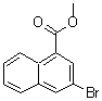 结构式 CAS# 16650-63-8, 3-溴-1-萘甲酸甲酯