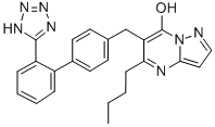 CAS#: 167375-24-8， 5-Butyl-6-[[4-[2-(2H-Tetrazol-5-Yl)Phenyl]Phenyl]Methyl]-1H-Pyrazolo[5,1-b]Pyrimidin-7-One