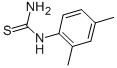 structure of CAS# 16738-20-8, N-(2,4-Dimethylphenyl)-Thiourea;(2,4-Xylyl) Thiourea;2,4-Dimethylphenylthiourea;2,4-Xylylthiourea