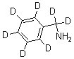 structure of CAS# 167750-79-0, Benzene-D5-Methan-D2-Amine