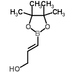 structure of CAS# 167896-48-2, (2E)-3-(4,4,5,5-Tetramethyl-1,3,2-Dioxaborolan-2-Yl)-2-Propen-1-Ol;(2E)-3-(4<wbr>,4,5,5-Te<wbr>tramethyl<wbr>-1,3,2-di<wbr>oxaborola<wbr>n-2-yl)pr<wbr>op-2-en-1<wbr>-ol, 2-[(<wbr>1E)-3-Hyd<wbr>roxyprop-<wbr>1-en-1-yl<wbr>]-4,4,5,5<wbr>-tetramet<wbr>hyl-1,3,2<wbr>-dioxabor<wbr>olane;(2E)-3-(4<wbr>,4,5,5-Te<wbr>tramethyl<wbr>-1,3,2-di<wbr>oxaborola<wbr>n-2-yl)pr<wbr>op-2-en-1<wbr>-ol; 2-[(<wbr>1E)-3-Hyd<wbr>roxyprop-<wbr>1-en-1-yl<wbr>]-4,4,5,5<wbr>-tetramet<wbr>hyl-1,3,2<wbr>-dioxabor<wbr>olane;(E)-3-(4,<wbr>4,5,5-Tet<wbr>ramethyl-<wbr>1,3,2-dio<wbr>xaborolan<wbr>-2-yl)-2-<wbr>propen-1-<wbr>ol