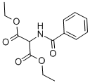 结构式 CAS# 16798-45-1, 苯甲酰胺基丙二酸二乙酯