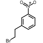structure of CAS# 16799-04-5, 1-(2-Bromoethyl)-3-Nitrobenzene;1- -3-nitrobenzene;1-(2-Bromoethyl)-3-nitrobenzene;3-NITROPHENETHYL BROMIDE