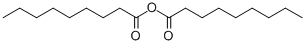 structure of CAS# 1680-36-0, Nonanoic Acid 1,1'-Anhydride;Nonanoic Acid 1-Oxononyl Ester;Pelargonic Acid Pelargonyl Ester