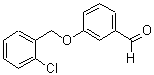 结构式 CAS# 168084-94-4, 3-[(2-氯苄基)氧基]苯甲醛