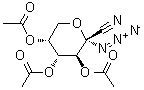 CAS#: 168567-91-7， (2S,3S,4R,5R)-2-Azido-2-Cyanotetrahydro-2H-Pyran-3,4,5-Triyl Triacetate
