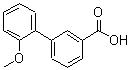 structure of CAS# 168618-47-1, 2'-Methoxy-[1,1'-Biphenyl]-3-Carboxylicacid;Zinc02574063