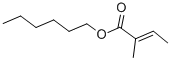 structure of CAS# 16930-96-4, (2E)-2-Methyl-2-Butenoic Acid Hexyl Ester;Hexyl 2-Methylbut-2-Enoate;(E)-2-Methylbut-2-Enoic Acid Hexyl Ester;2-Methylbut-2-Enoic Acid Hexyl Ester
