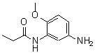 structure of CAS# 169321-23-7, N-(5-Amino-2-Methoxyphenyl)Propanamide;N-(5-amino-2-methoxyphenyl)propionamide;MFCD08685820