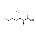 structure of CAS# 169524-86-1, L-(2-<Sup>13</Sup>C)Lysine Hydrochloride (1:1);L-(2-<sup>13</sup>C)Lysine hydrochloride (1:1);L-(2-<sup>13</sup>C)Lysine, chlorhydrate (1:1);L-(2-<sup>13</sup>C)Lysinhydrochlorid (1:1)