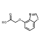 CAS 登录号：169760-57-0， (1,3-苯并噻唑-4-基氧基)乙酸