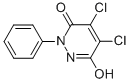 structure of CAS# 1698-64-2, 4,5-Dichloro-1,2-Dihydro-1-Phenyl-3,6-Pyridazinedione;4,5-DICHLORO-6-HYDROXY-2-PHENYL-3(2H)-PYRIDAZINONE