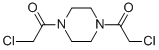 structure of CAS# 1703-23-7, 2-Chloro-1-[4-(2-Chloroacetyl)Piperazin-1-Yl]Ethanone;2-Chloro-1-[4-(2-Chloro-1-Oxoethyl)-1-Piperazinyl]Ethanone;2-Chloro-1-[4-(2-Chloroethanoyl)Piperazin-1-Yl]Ethanone;Nsc41263