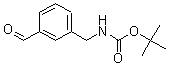 structure of CAS# 170853-04-0, N-[(3-Formylphenyl)Methyl]-Carbamicacid 1,1-Dimethylethyl Ester;3-(Aminomethyl)Benzaldehyde, N-BOC Protected 90%;Tert-Butyl N-[(3-Formylphenyl)Methyl]Carbamate;3-(AMINOMETHYL)BENZALDEHYDE, N-BOC PROTECTED