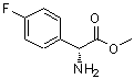 结构式 CAS# 170902-76-8, (2R)-氨基(4-氟苯基)乙酸甲酯