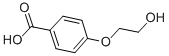 structure of CAS# 1711-24-6, 4-(2-Hydroxyethoxy)-Benzoic Acid;P-(2-Hydroxyethoxy)Benzoic Acid