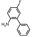 结构式 CAS# 1717-22-2, 5-氟-2-联苯胺