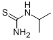 structure of CAS# 1719-76-2, N-(1-Methylethyl)-Thiourea;Isopropylthiourea;T5237281;4-04-00-00525 (Beilstein Handbook Reference)