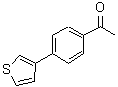 structure of CAS# 172035-84-6, 1-[4-(3-Thienyl)Phenyl]Ethanone;1-(4-Thiophen-3-yl-phenyl)-ethanone;ZINC02577561