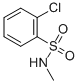 structure of CAS# 17260-67-2, 2-Chloro-N-Methyl-Benzenesulfonamide;2-Chloro-N-Methylbenzenesulphonamide;2-Chloro-N-Methylbenzenesulfonamide