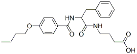 CAS#: 172798-63-9， 4-[[2-[(4-Butoxybenzoyl)Amino]-3-Phenylpropanoyl]Amino]Butanoic Acid