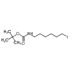 structure of CAS# 172846-36-5, 2-Methyl-2-Propanyl (6-Iodohexyl)Carbamate;(6-Iodo-hexyl)-carbamic acid tert-butyl ester;CARBAMIC ACID, (6-IODOHEXYL)-, 1,1-DIMETHYLETHYL ESTER