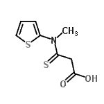 CAS#: 172896-63-8， 3-[Methyl(2-Thienyl)Amino]-3-Thioxopropanoic Acid