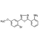 CAS#: 175135-31-6， 2-[5-(2-Bromo-5-Methoxyphenyl)-1,3,4-Oxadiazol-2-Yl]Aniline