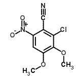 CAS#: 175136-28-4， 2-Chloro-3,4-Dimethoxy-6-Nitrobenzonitrile