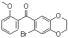 CAS#: 175136-41-1， (7-Bromo-2,3-Dihydro-1,4-Benzodioxin-6-Yl)(2-Methoxyphenyl)-Methanone