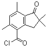 CAS#: 175136-59-1， 2,3-Dihydro-2,2,5,7-Tetramethyl-1-Oxo-1H-Indene-4-Carbonylchloride
