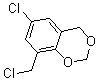 structure of CAS# 175136-61-5, 6-Chloro-8-(Chloromethyl)-4H-1,3-Benzodioxin;6-Chloro-8-(Chloromethyl)-4H-Benzo[D][1,3]Dioxine;6-CHLORO-8-(CHLOROMETHYL)-4H-1,3-BENZODIOXINE;6-CHLORO-8-(CHLOROMETHYL)BENZO-1,3-DIOXAN