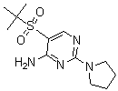 CAS#: 175202-10-5， 5-[(1,1-Dimethylethyl)Sulfonyl]-2-(1-Pyrrolidinyl)-4-Pyrimidinamine