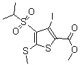 CAS#: 175202-13-8， 3-Iodo-4-[(1-Methylethyl)Sulfonyl]-5-(Methylthio)-2-Thiophenecarboxylic Acid Methyl Ester