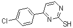 structure of CAS# 175203-08-4, 4-(4-Chlorophenyl)Pyrimidine-2-Thiol;4-(4-Chlorophenyl)-2-Mercaptopyrimidine4-(4-Chlorophenyl)Pyrimidine-2-Thiol;4-(4-Chlorophenyl)-2-Mercaptopyrimidine4-(4-Chlorophenyl)Pyrimid;4-(4-Chlorophenyl)-2-Mercaptopyrimidine