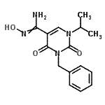CAS#: 175203-48-2， 3-Benzyl-N-Hydroxy-1-Isopropyl-2,4-Dioxo-1,2,3,4-Tetrahydro-5-Pyrimidinecarboximidamide