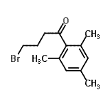 结构式 CAS# 175204-92-9, 4-溴-1-均三甲苯基-1-丁酮