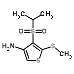 CAS 登录号：175276-56-9， 4-(异丙基磺酰基)-5-(甲硫基)-3-噻吩胺